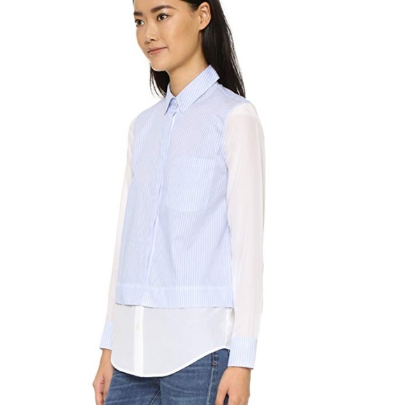 Vince Women's Striped Block Shirt - Picture 3 of 7